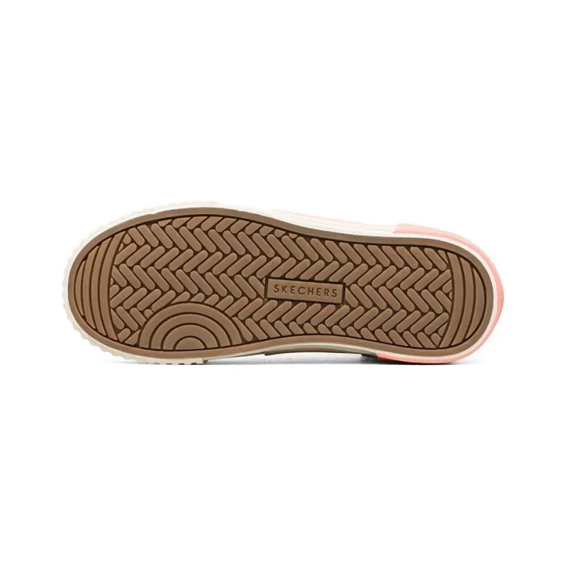 Skechers New Moon Anti-Slip Wear-Resistant Low-Top Skateboard Shoes Women's Coral-3