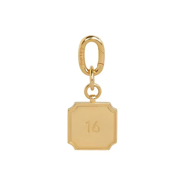 CELINE 16 Brass Bag Charm Bag Accessory Women's Gold-0