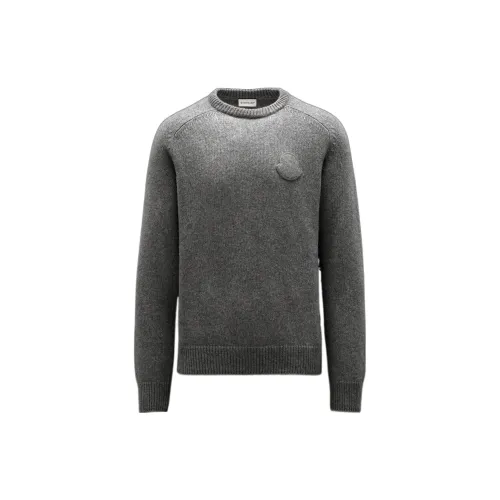 Moncler Cashmere Sweaters Men Gray