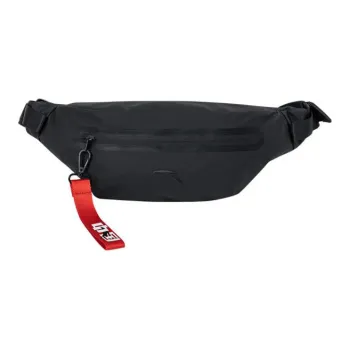 Anta Variety Training Collection Fabric Sling Bag, Shoulder Bag, Crossbody Bag, Fanny Pack Regular Unisex Black