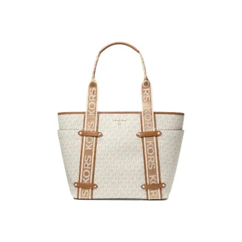 MICHAEL KORS Maeve Cotton Tote Bag, Shopping Bag, Shoulder Bag Tubas Women's