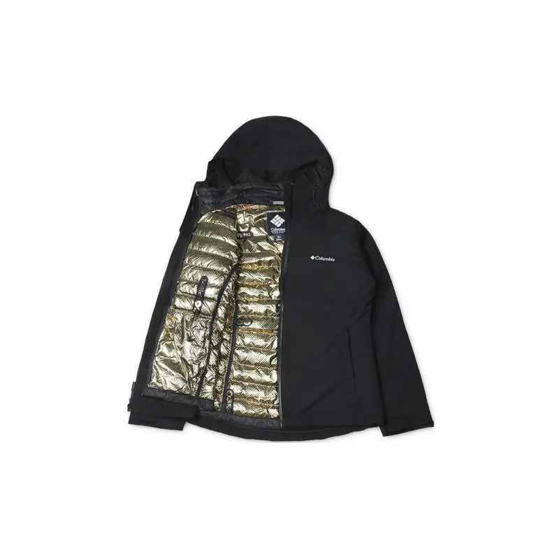 Columbia City Outdoor Collection Waterproof And Windproof Windbreaker Jacket Women's Black-1