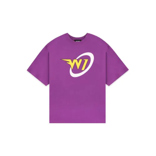 WE11DONE T-Shirts Men Purple