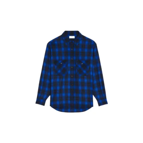 CELINE Shirts Men Blue