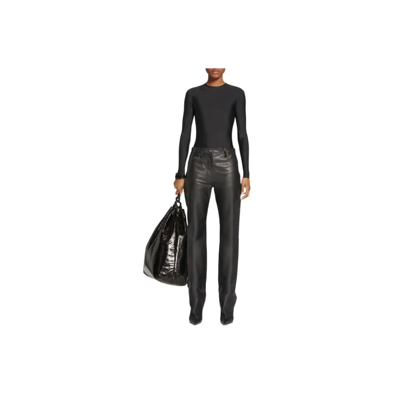 Balenciaga Knitted Sweatpants Women's Black-2