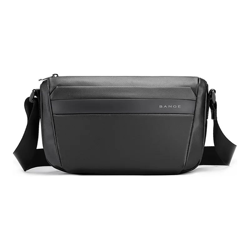 BANGE Cell Phone Pouch Shoulder Bag Crossbody Bag Men's Black/Gray-1