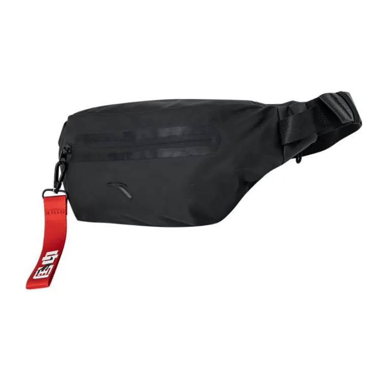 Anta Variety Training Collection Fabric Sling Bag, Shoulder Bag, Crossbody Bag, Fanny Pack Regular Unisex Black-2