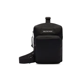 Balenciaga Explorer Polyester Messenger Bag Shoulder Bag Crossbody Bag Regular Men's Black