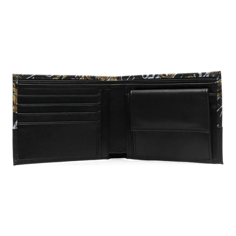 VERSACE JEANS COUTURE Calfskin Wallet Men's Black-2