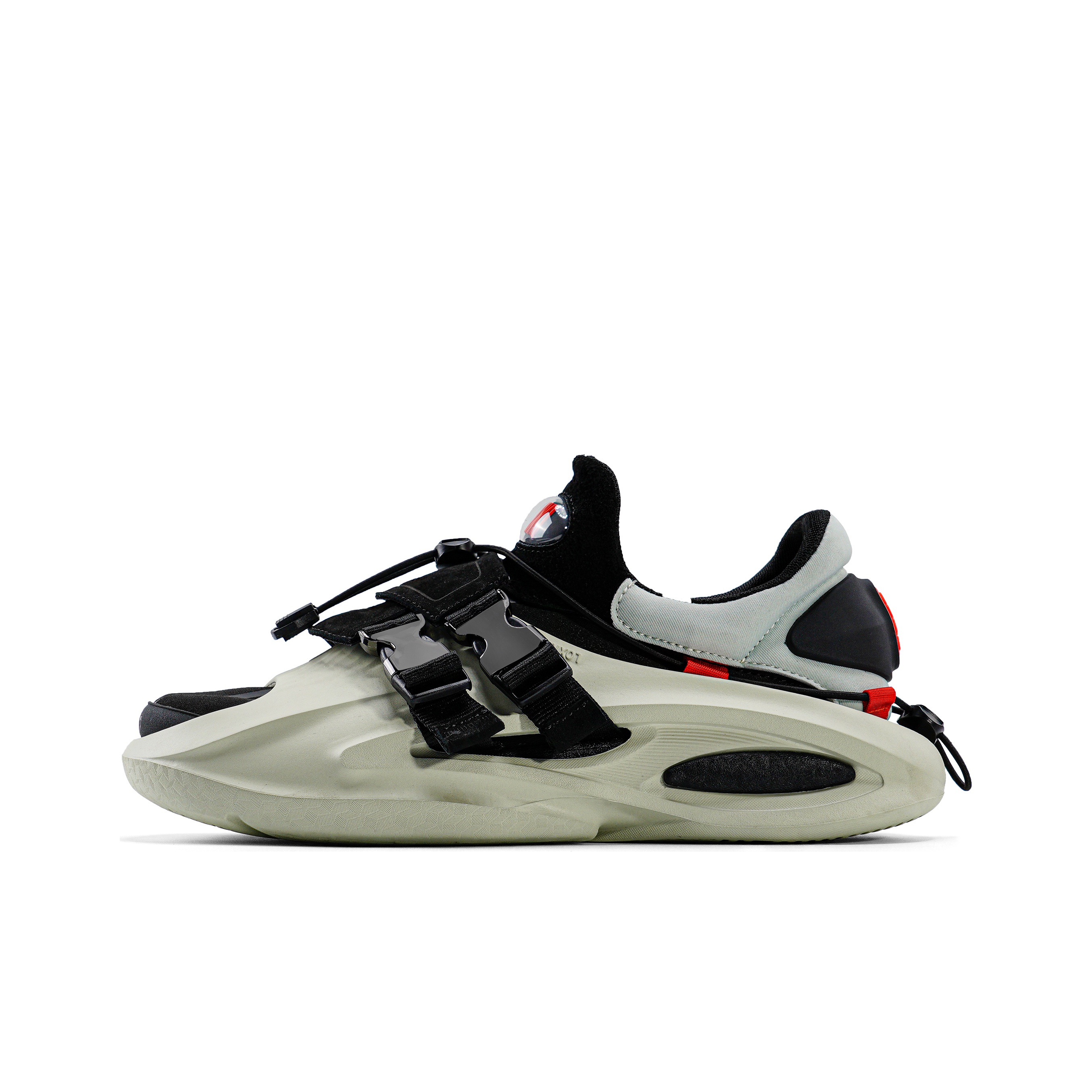 1017 Alyx 9SM Men's Beige White Indivisible Sneakers Low Top