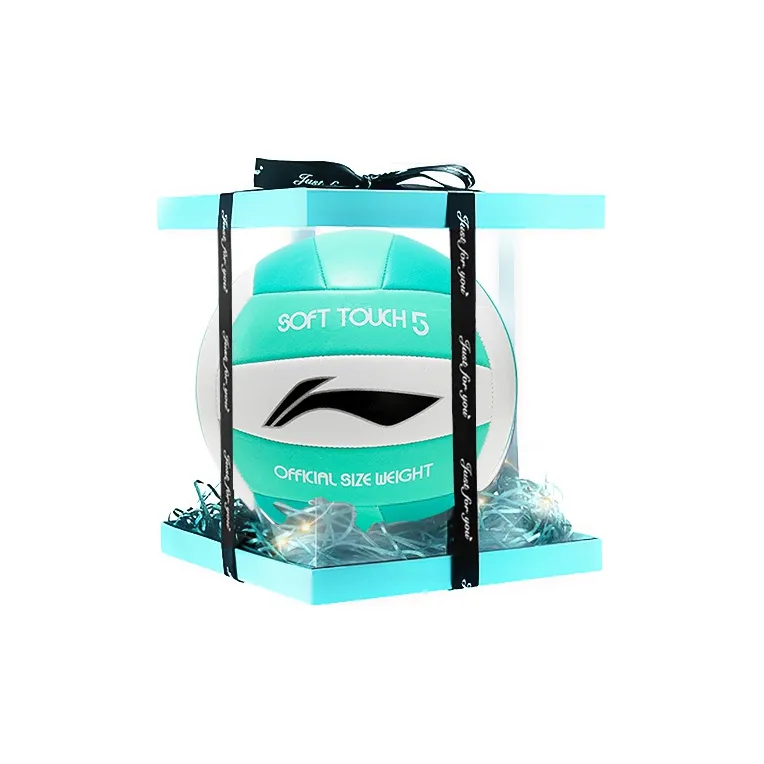 LiNing PVC Size 5 Ball Volleyball Unisex White Green-14