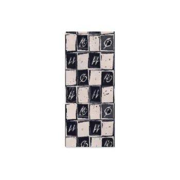 WE11DONE Knit Scarves Unisex White