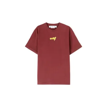 OFF WHITE T Shirts Men Red