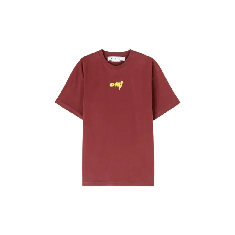 OFF WHITE T Shirts Men Red-0