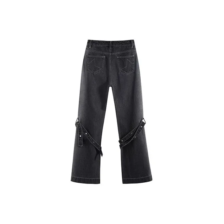 FPMZ Jeans Unisex Black Gray Color-1
