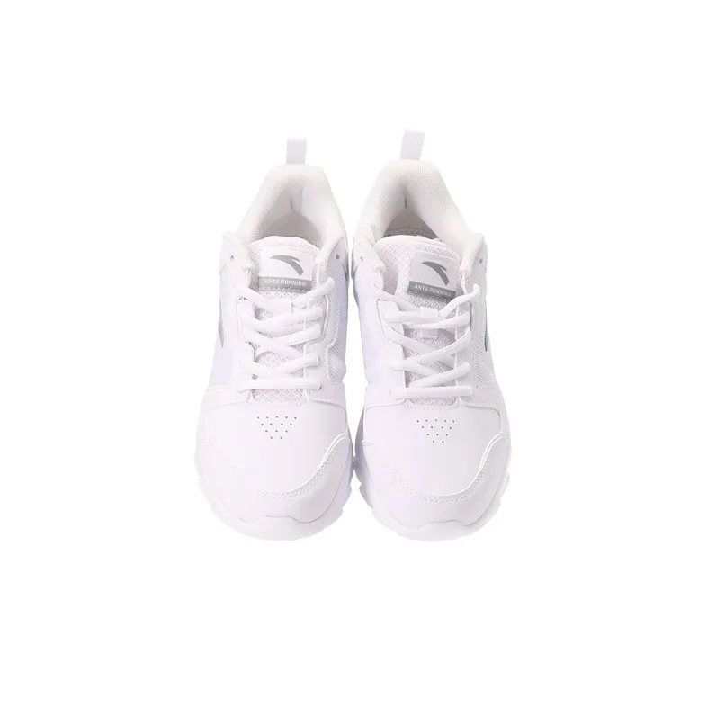 Anta Anti-Slip And Wear-Resistant Breathable Low-Top Running Shoes Women's White-3