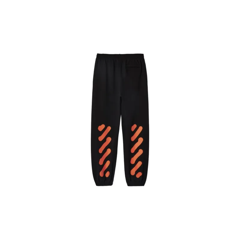 OFF WHITE Knitted Sweatpants Men Black-1