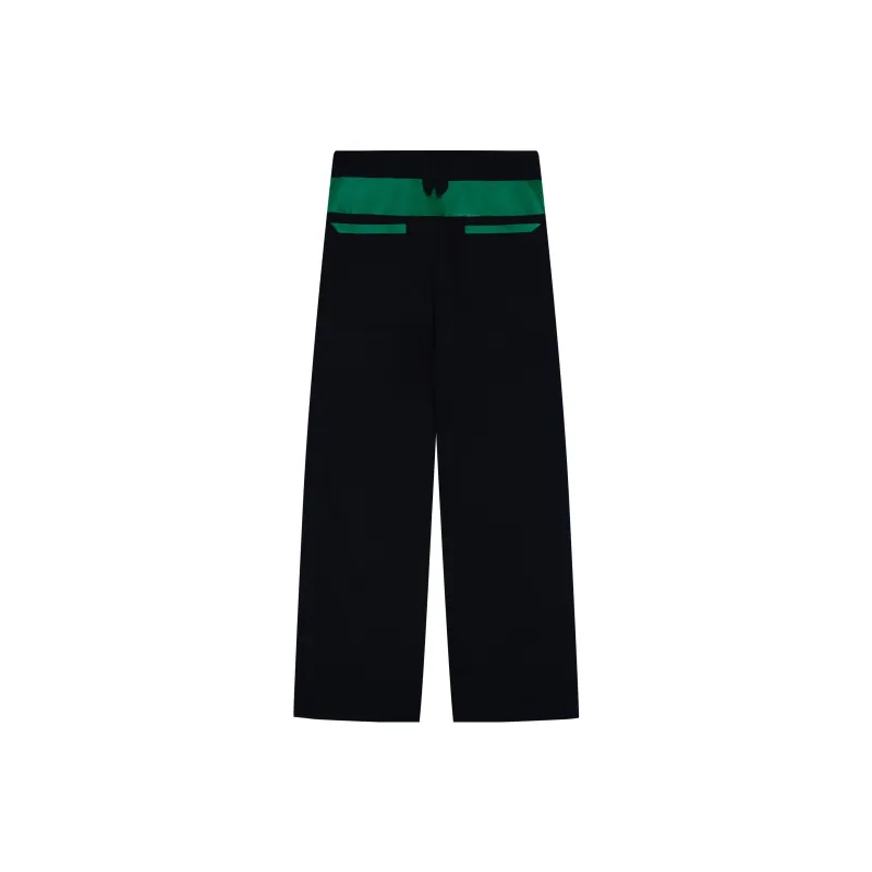 TIWILLTANG Casual Pants Men Black Green-1