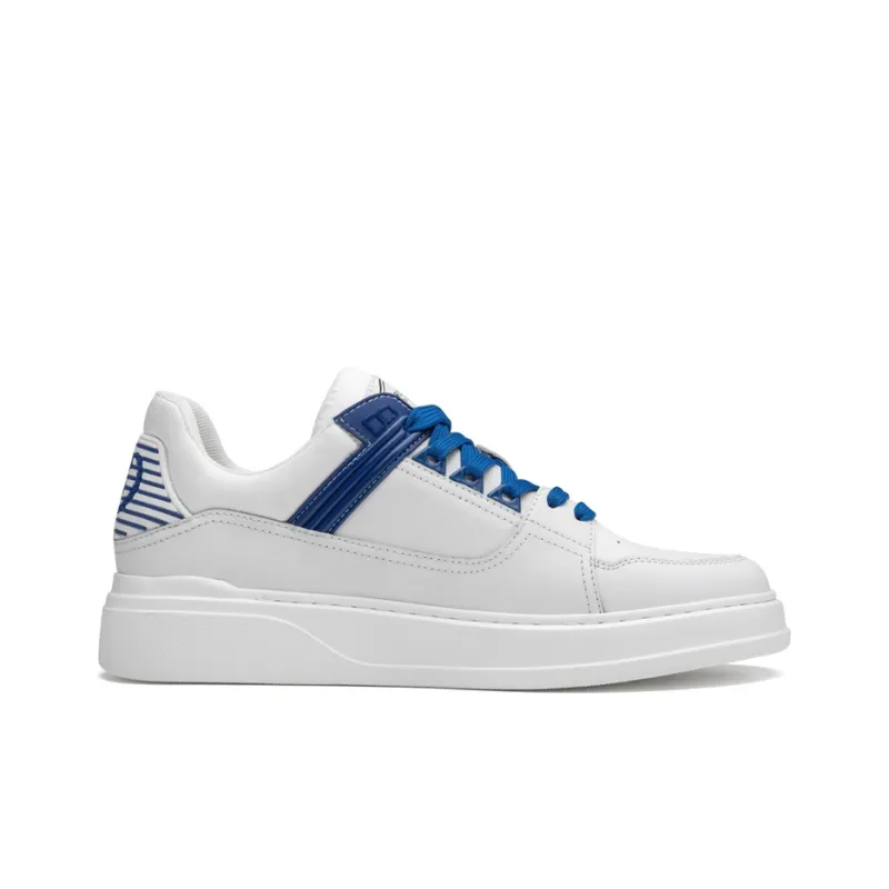 ROBERTA DI CAMERINO Height Increasing Skateboard Shoes Men's White Blue-1