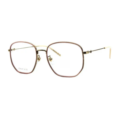 GUCCI Eyeglass Frames Unisex Black/Gold