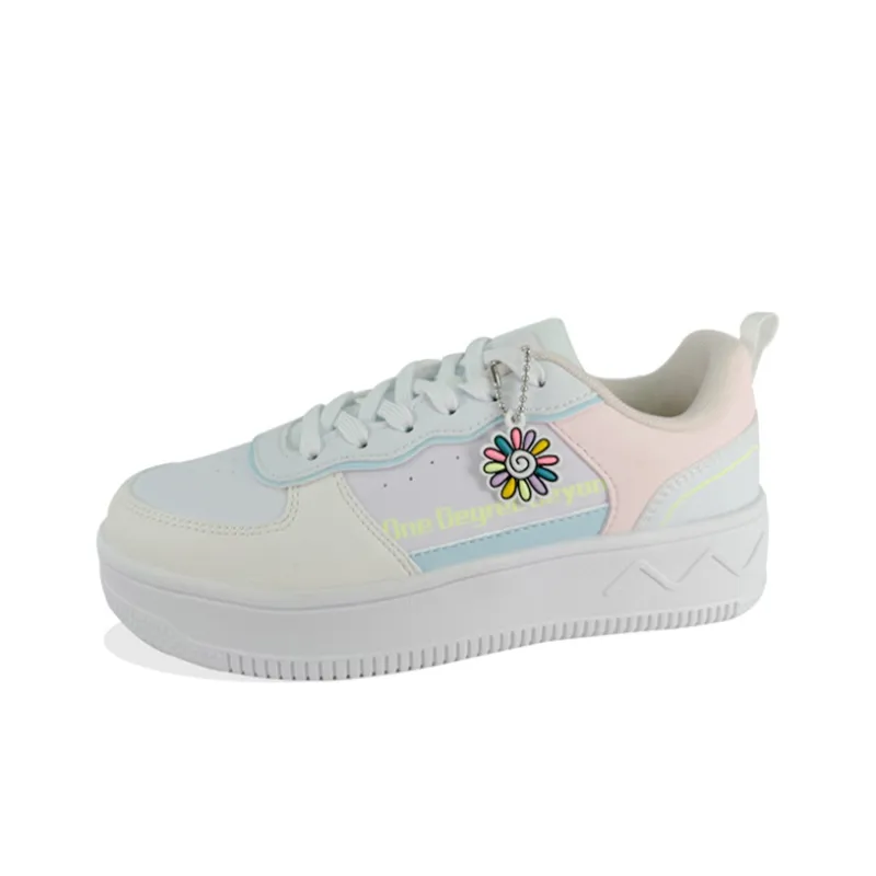 361° Low Top Skateboard Shoes Women's Feather White-2