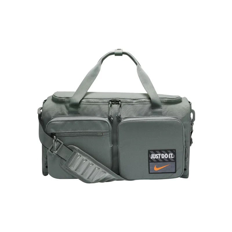 Nike Fabric Gym Bag, Travel Bag, Shoulder Bag, Crossbody Bag, Handbag Regular Unisex Smoke Gray-0