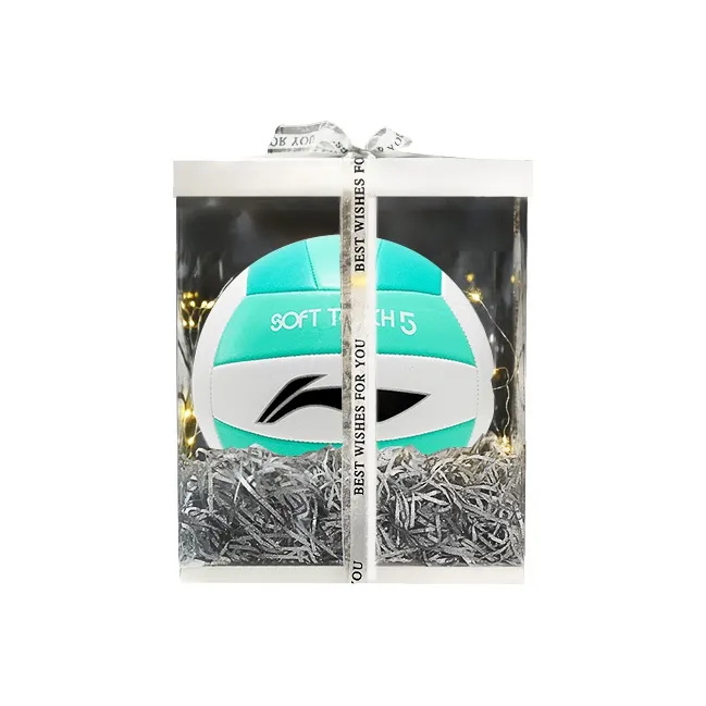 LiNing PVC Size 5 Ball Volleyball Unisex White Green-12
