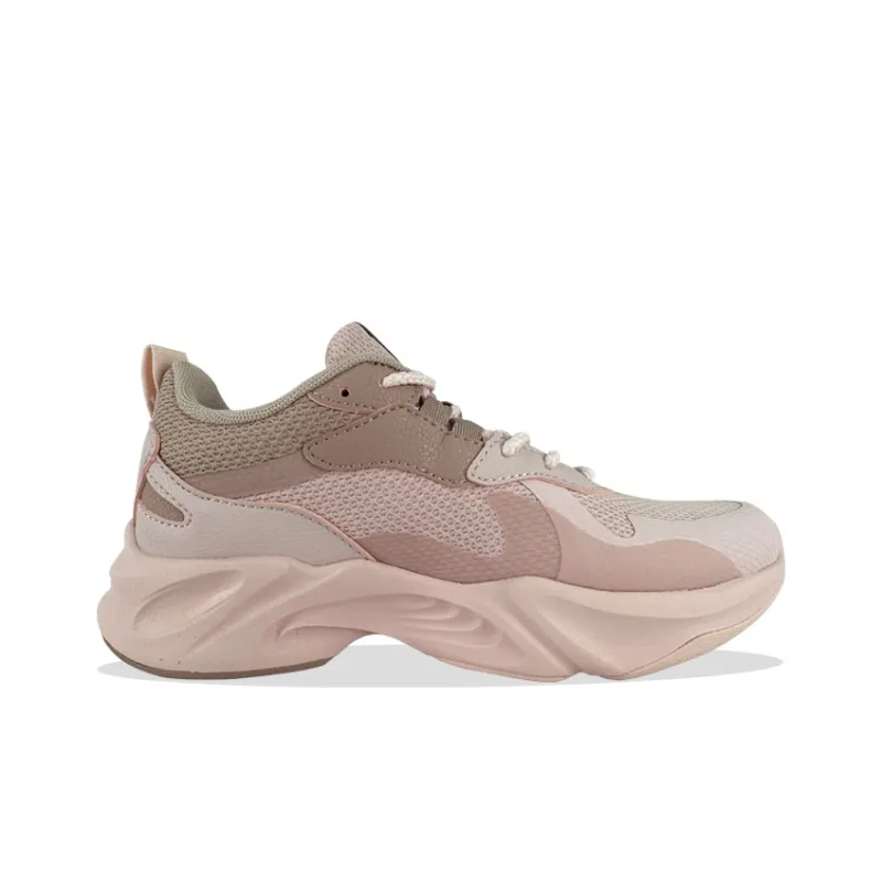 361° Breathable Low Top Running Shoes Women's Nude Pink-1
