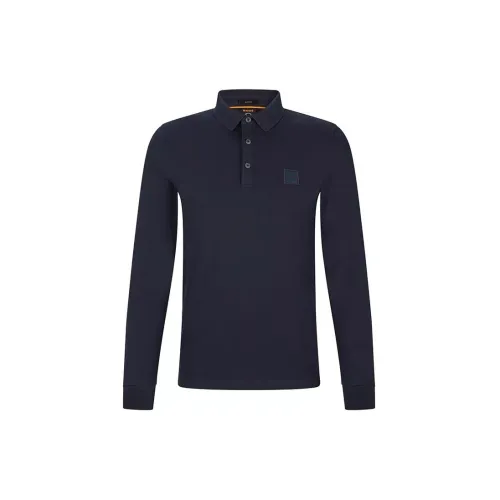 HUGO BOSS Polo Shirts Men Blue