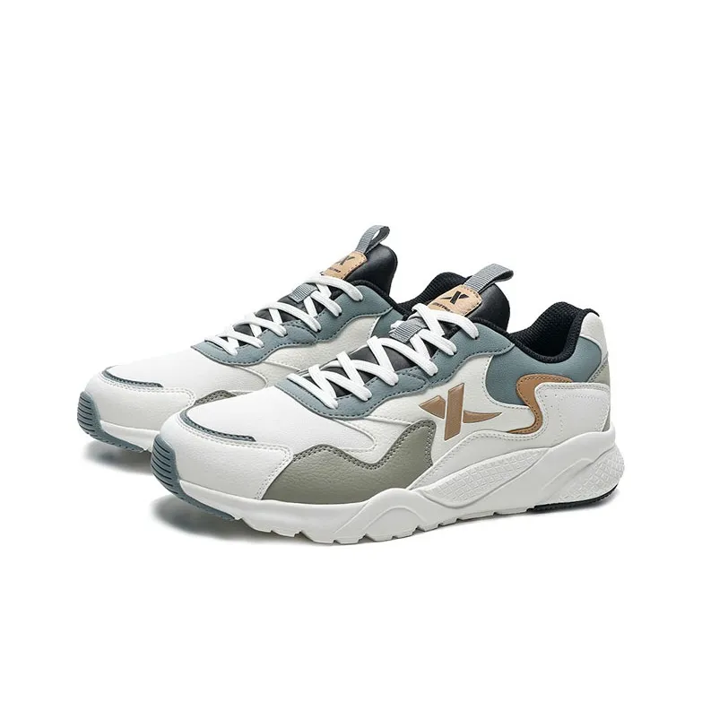 XTEP Anti Slip Wear Resistant Low Top Casual Shoes Men's-2