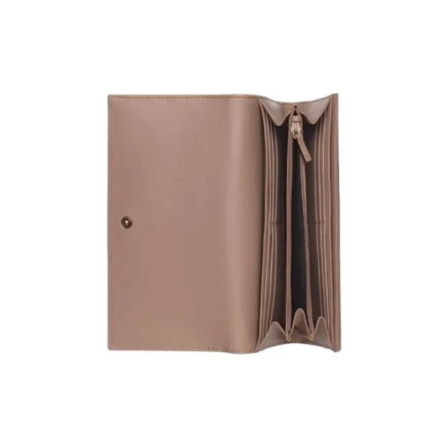 GUCCI Marmont Leather Wallet Women's Dark Pink-2