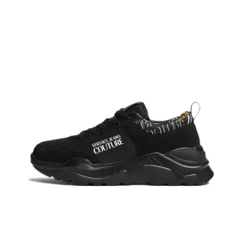 VERSACE JEANS Couture Versace Low Top Sports Casual Shoes Men's Black