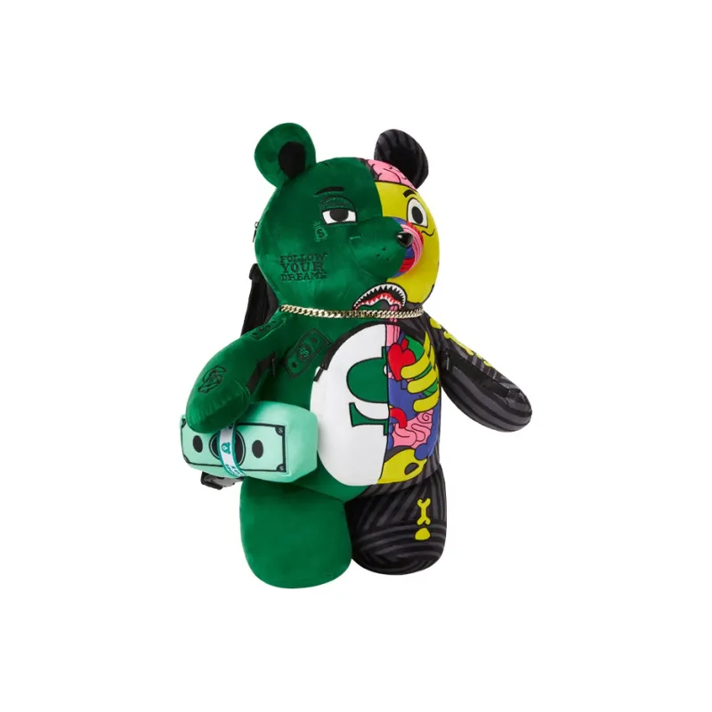 SPRAYGROUND Polyester Doll Bag Backpack Regular Unisex Green-1