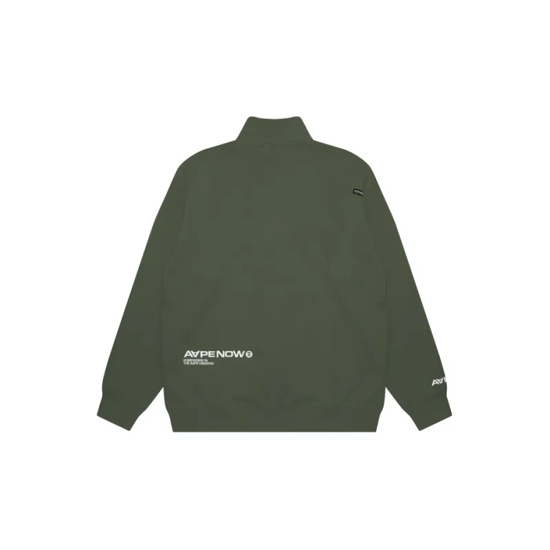 Aape Logo patch Zipped Jumper-1