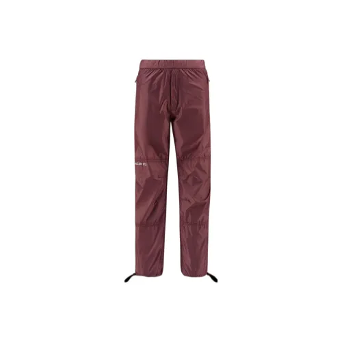 Moncler Knitted Sweatpants Men Dark Red