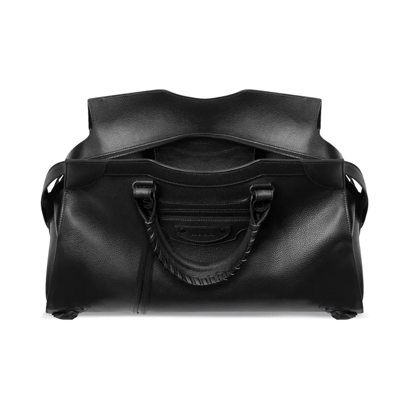 Balenciaga Neo Classic Grain Calfskin Handbag Large Size Women's Black-3