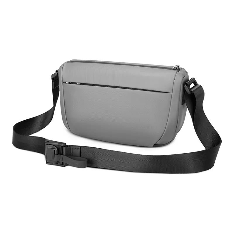 BANGE Cell Phone Pouch Shoulder Bag Crossbody Bag Men's Black/Gray-8