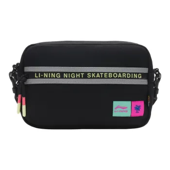 LiNing Steven Harrington Collaboration Polyamide Shoulder Bag, Crossbody Bag Regular Unisex Black