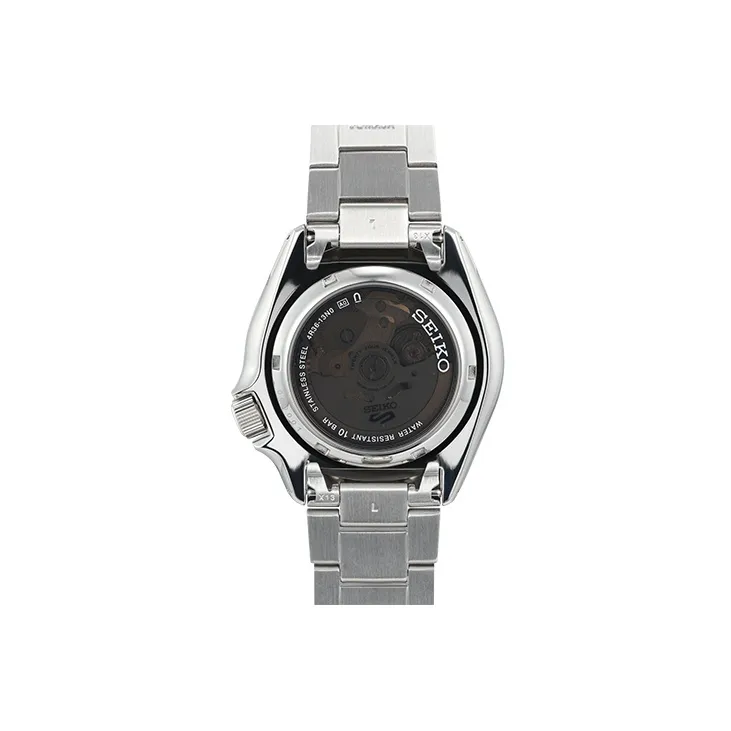 SEIKO Mechanical Movement Stainless Steel Strap Watch Men's Watches Blue Dial-2