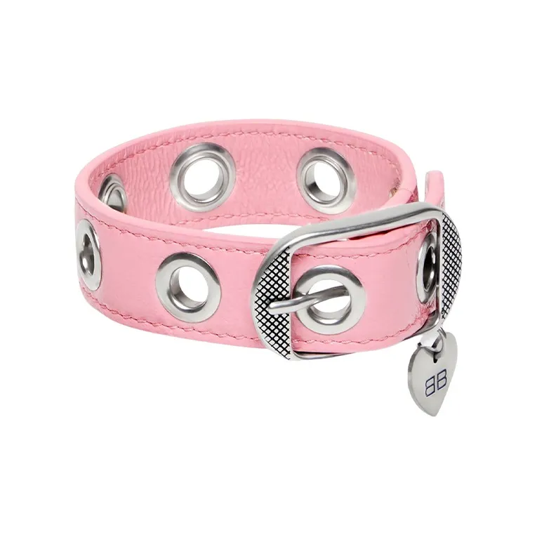 Balenciaga Sheepskin Wristbands Women's Pink-1
