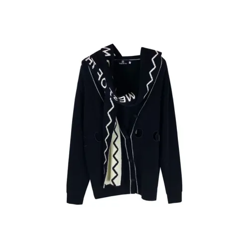 RUE DE RUI Sweaters Unisex Black