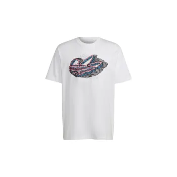 Adidas Originals Rekive SpeedTrefoil Graphic T Shirt Men's White
