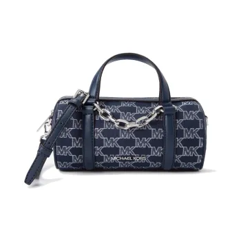 MICHAEL KORS Artificial Leather Crossbody Handbag Small Size Women's Navy Blue