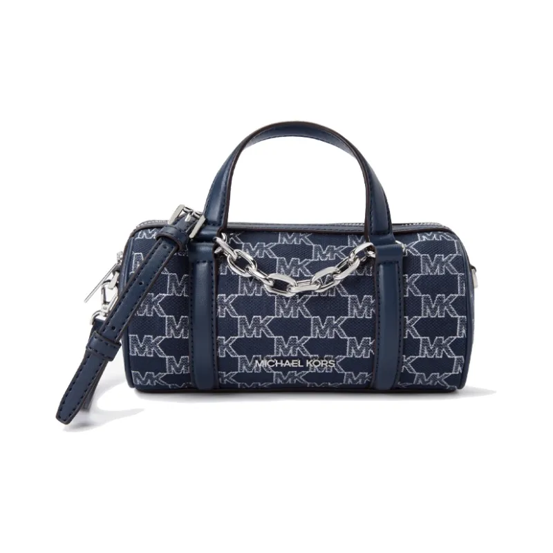 MICHAEL KORS Artificial Leather Crossbody Handbag Small Size Women's Navy Blue-0