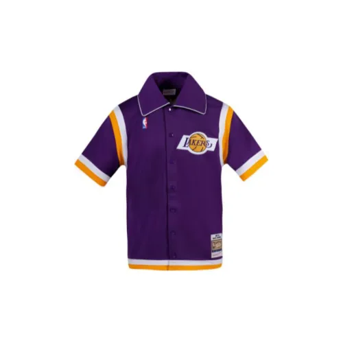 Mitchell Ness Shirts Men Purple