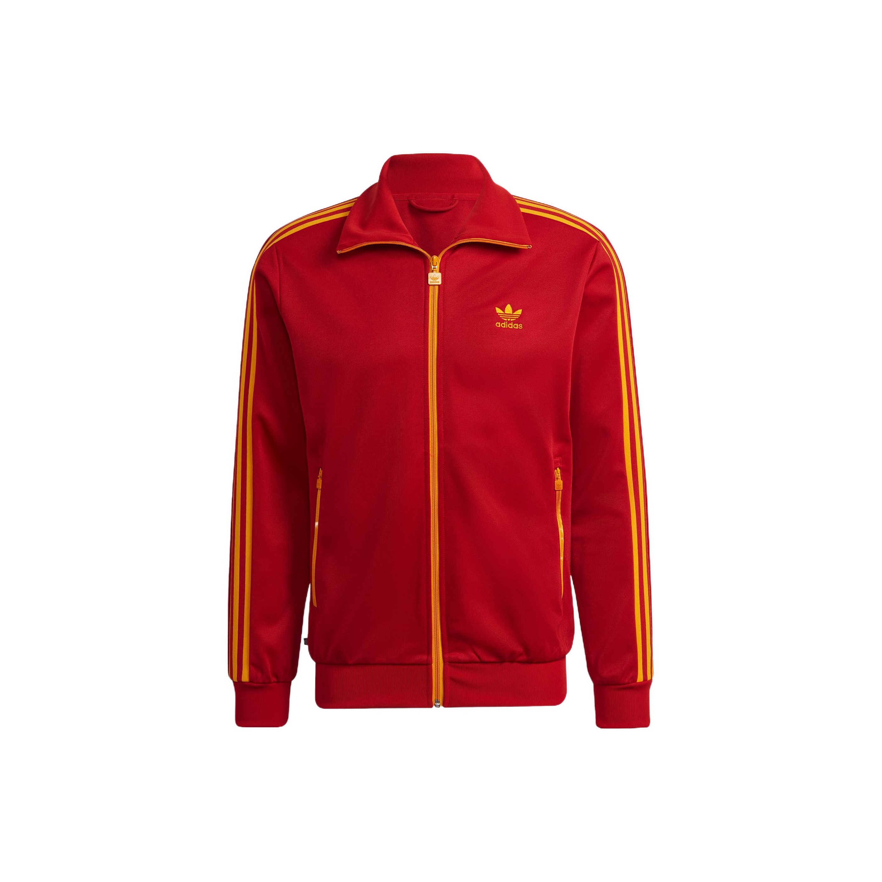 Adidas Originals Men s Lifestyle Beckenbauer Track Jacket Red