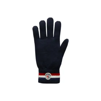 Moncler Knit Gloves Men Blue
