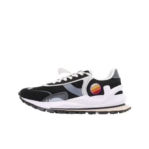 LINING Fangyuan Eternal Running Shoes Men Low-Top Black/Coin Gray/Thunder Gray