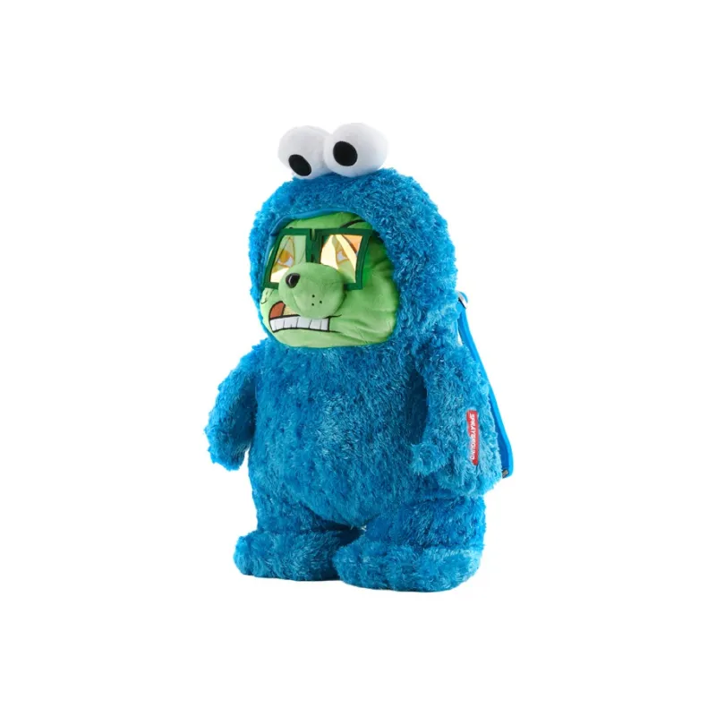 SPRAYGROUND Sesame Street, Collaboration Polyester Backpack Regular Unisex Dark Blue-1