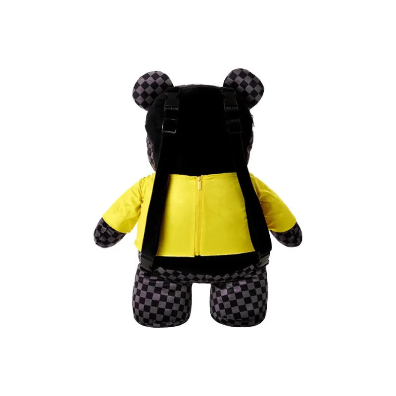 SPRAYGROUND Sponge Baby Collaboration Polyester Plush Backpack Regular Unisex Black-3